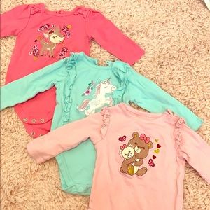 3pack long sleeve Onesies